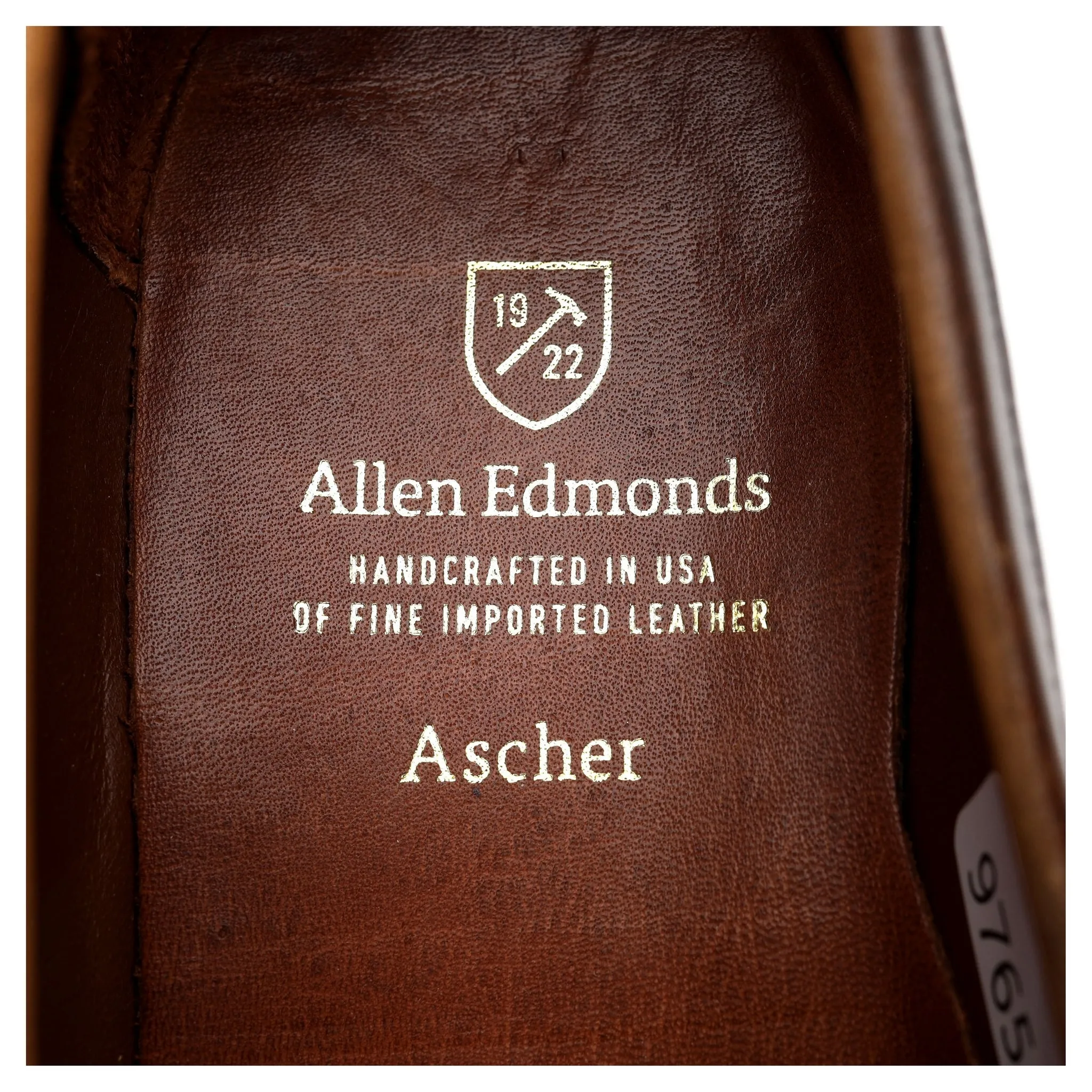 'Ascher' Brown Leather Loafers UK 8 US 9 D
