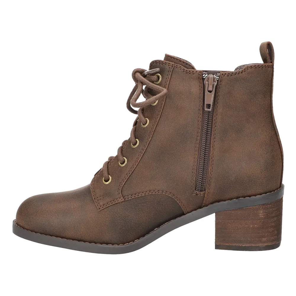 Bismark Round Toe Zippered Booties