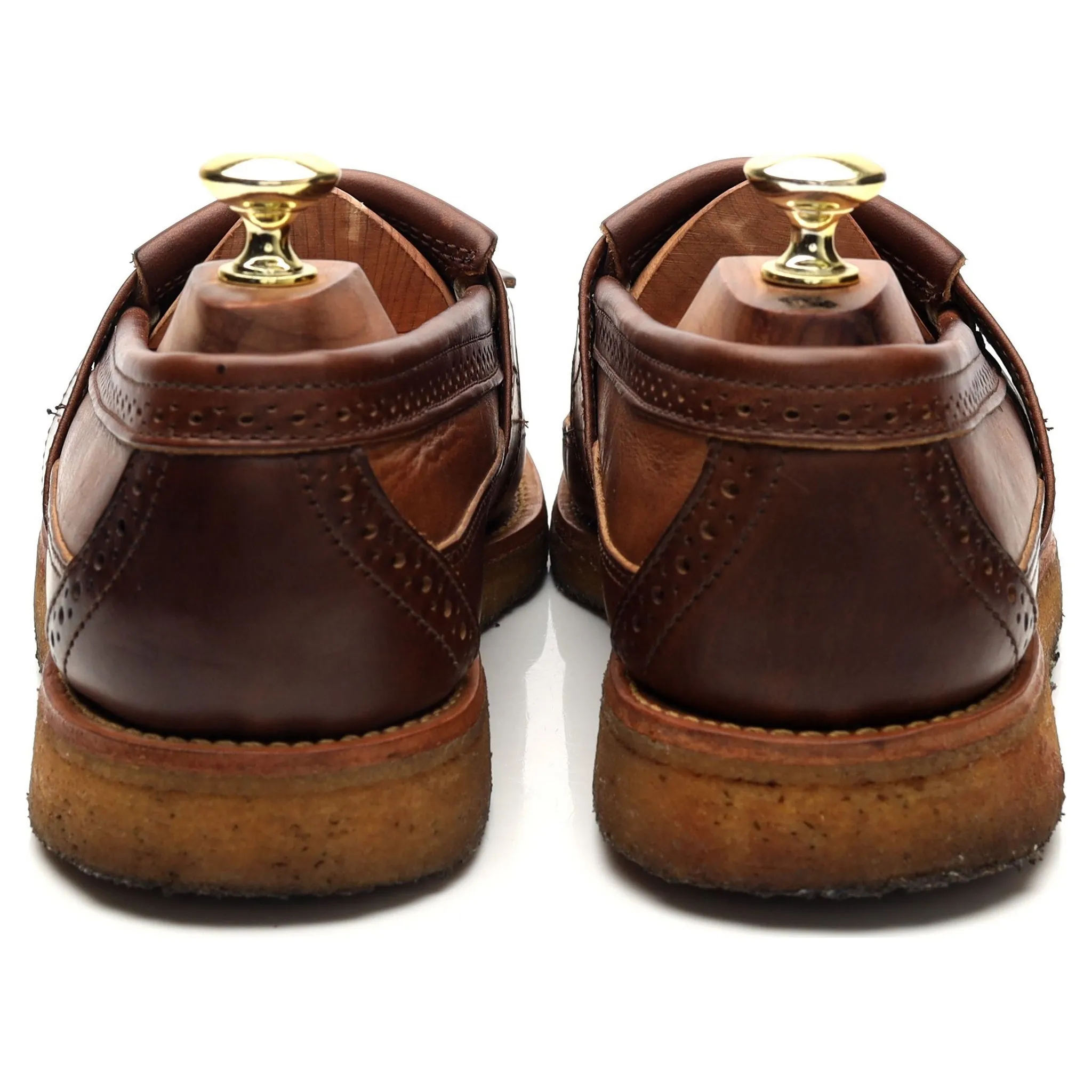 Brown Fringed Loafers UK 7 US 8