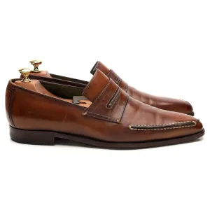 Brown Leather Loafers UK 9