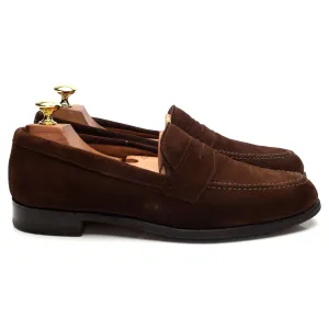 'Cannon' Brown Suede Loafers UK 7.5 F