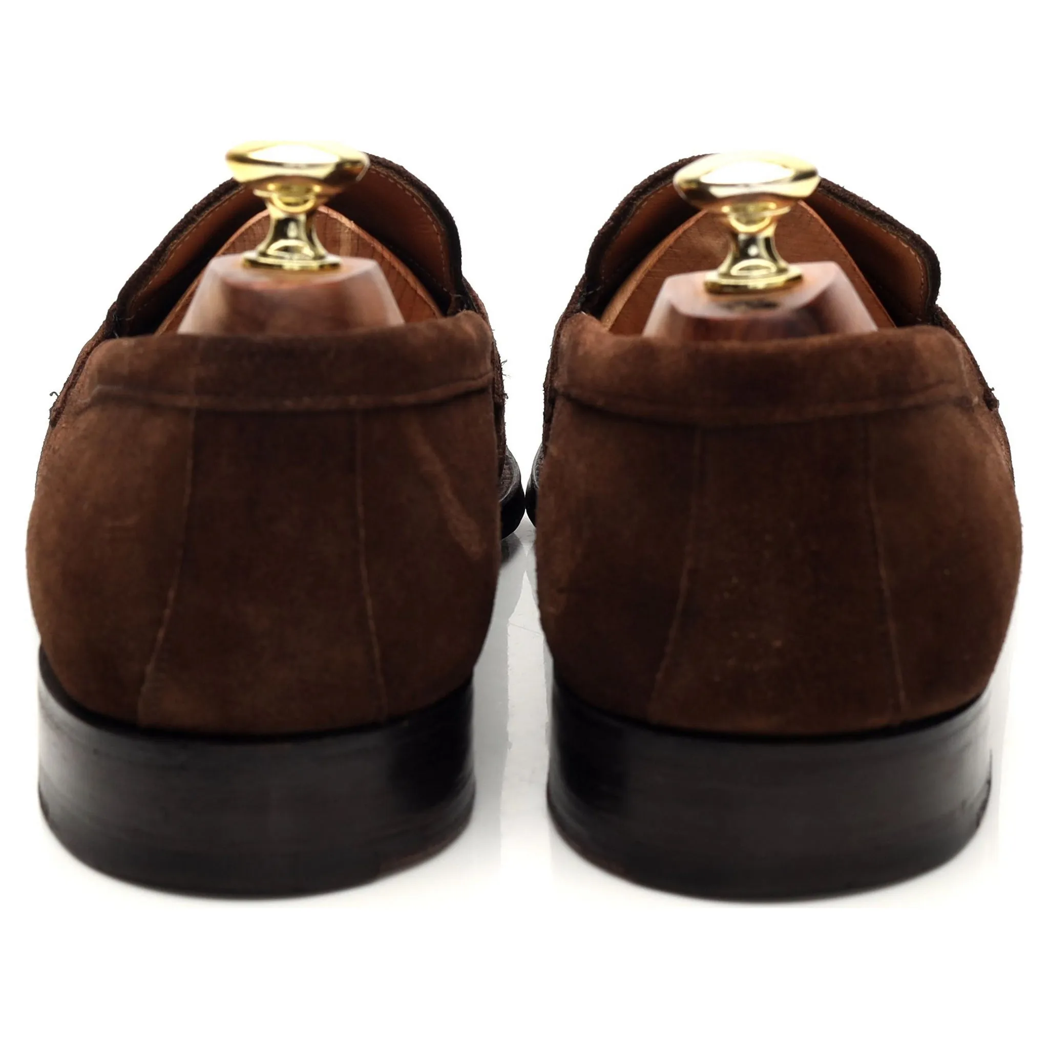'Cannon' Brown Suede Loafers UK 7.5 F