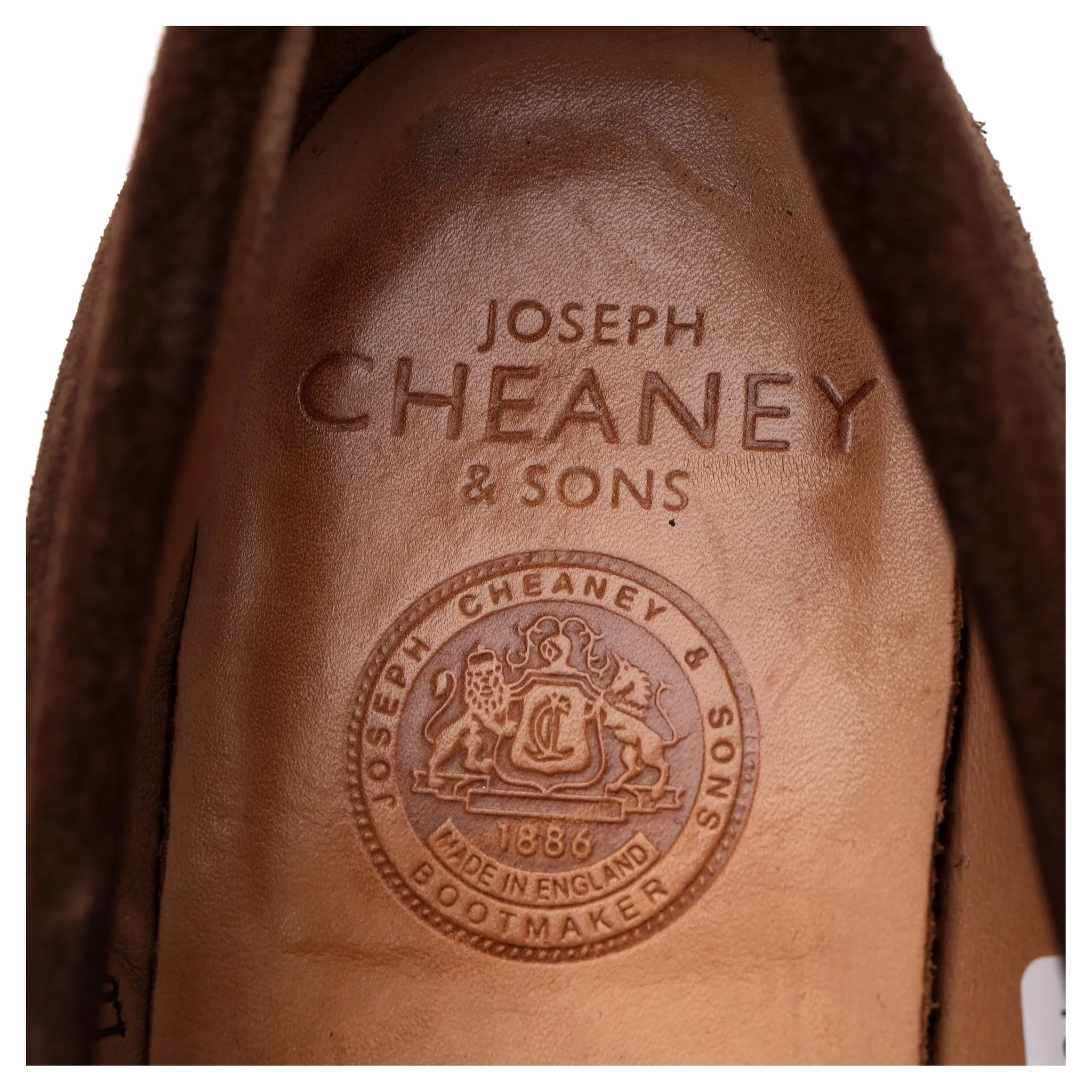'Cannon' Brown Suede Loafers UK 7.5 F