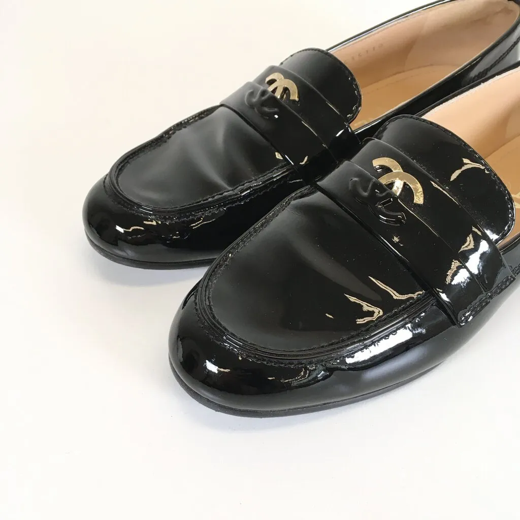 Chanel Patent Loafers