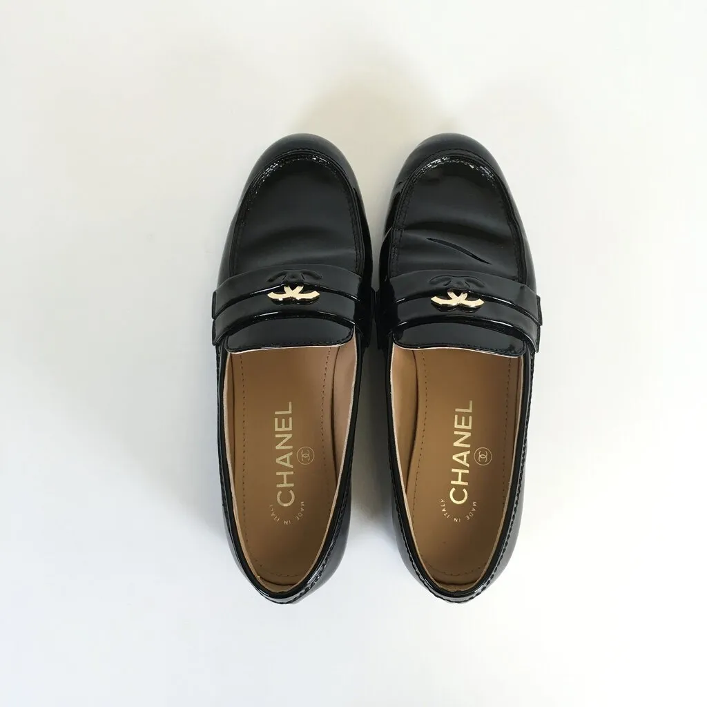 Chanel Patent Loafers