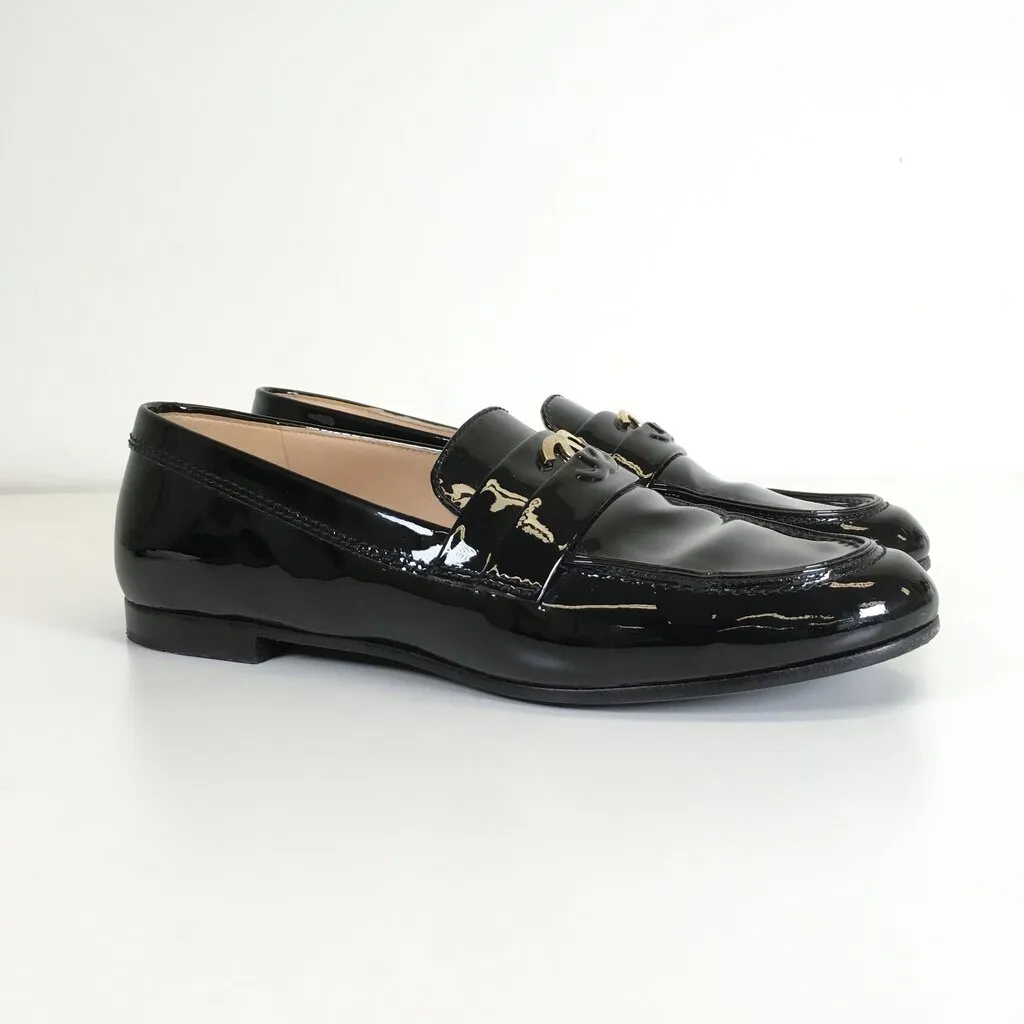 Chanel Patent Loafers
