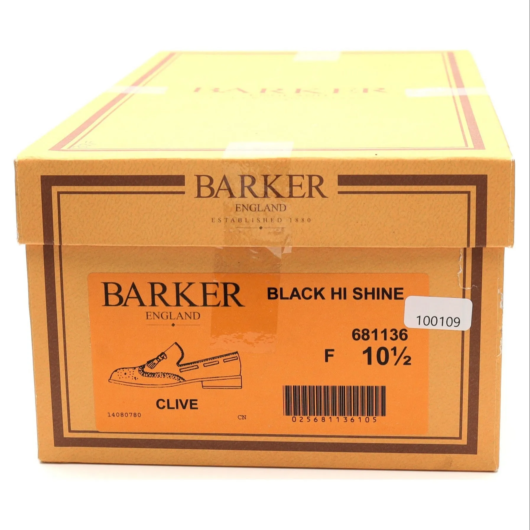 'Clive' Black Leather Tassel Loafers UK 10.5 F