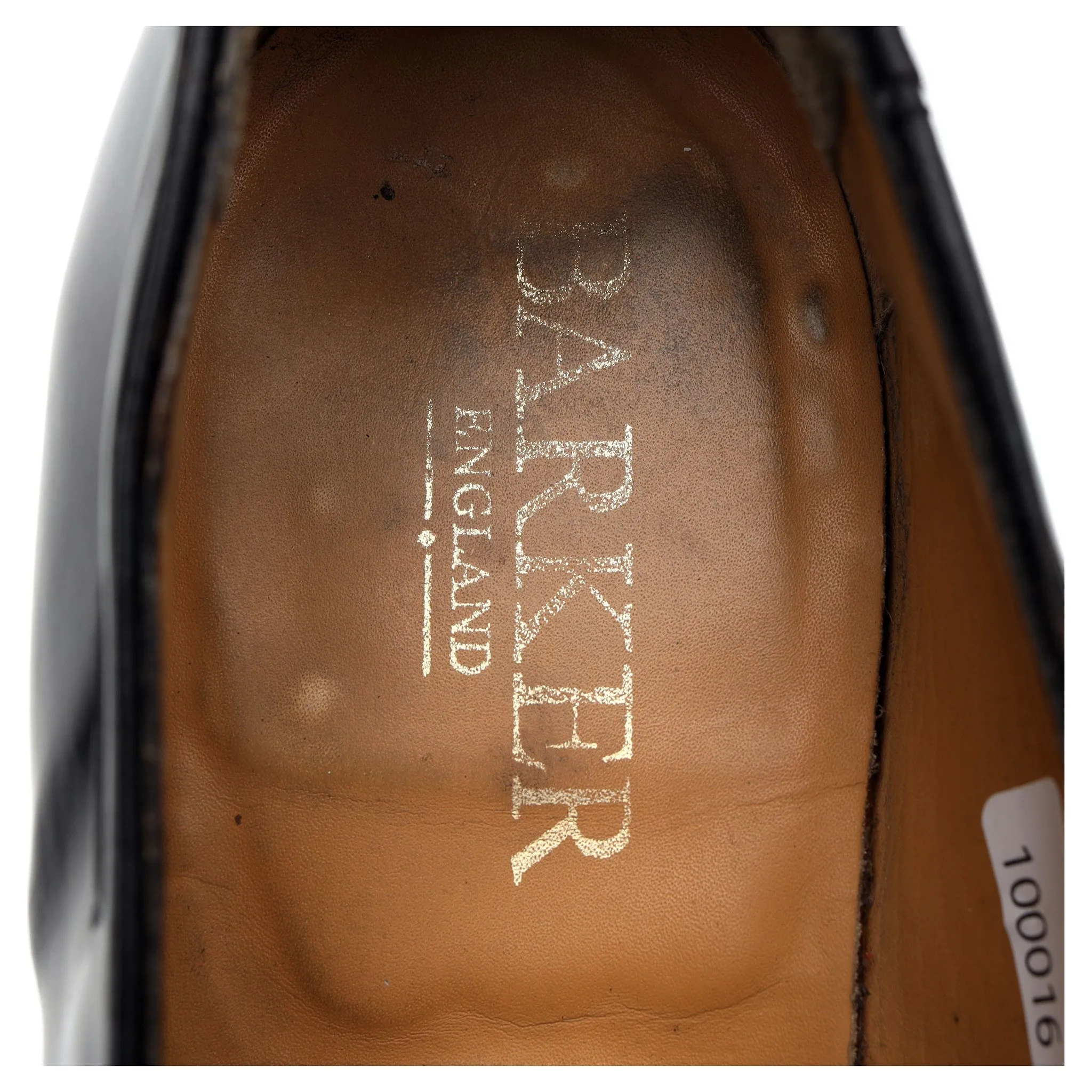 'Clive' Black Leather Tassel Loafers UK 9.5 F