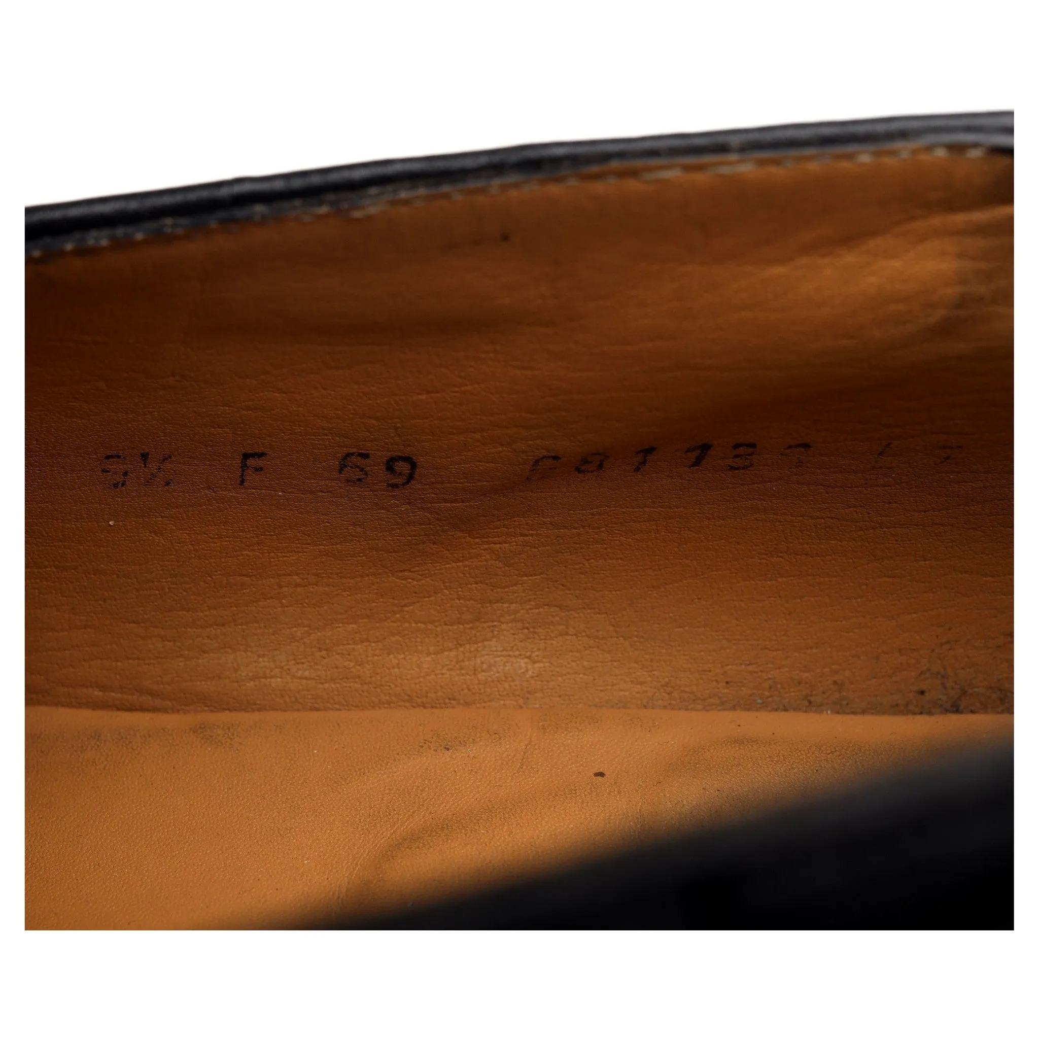 'Clive' Black Leather Tassel Loafers UK 9.5 F