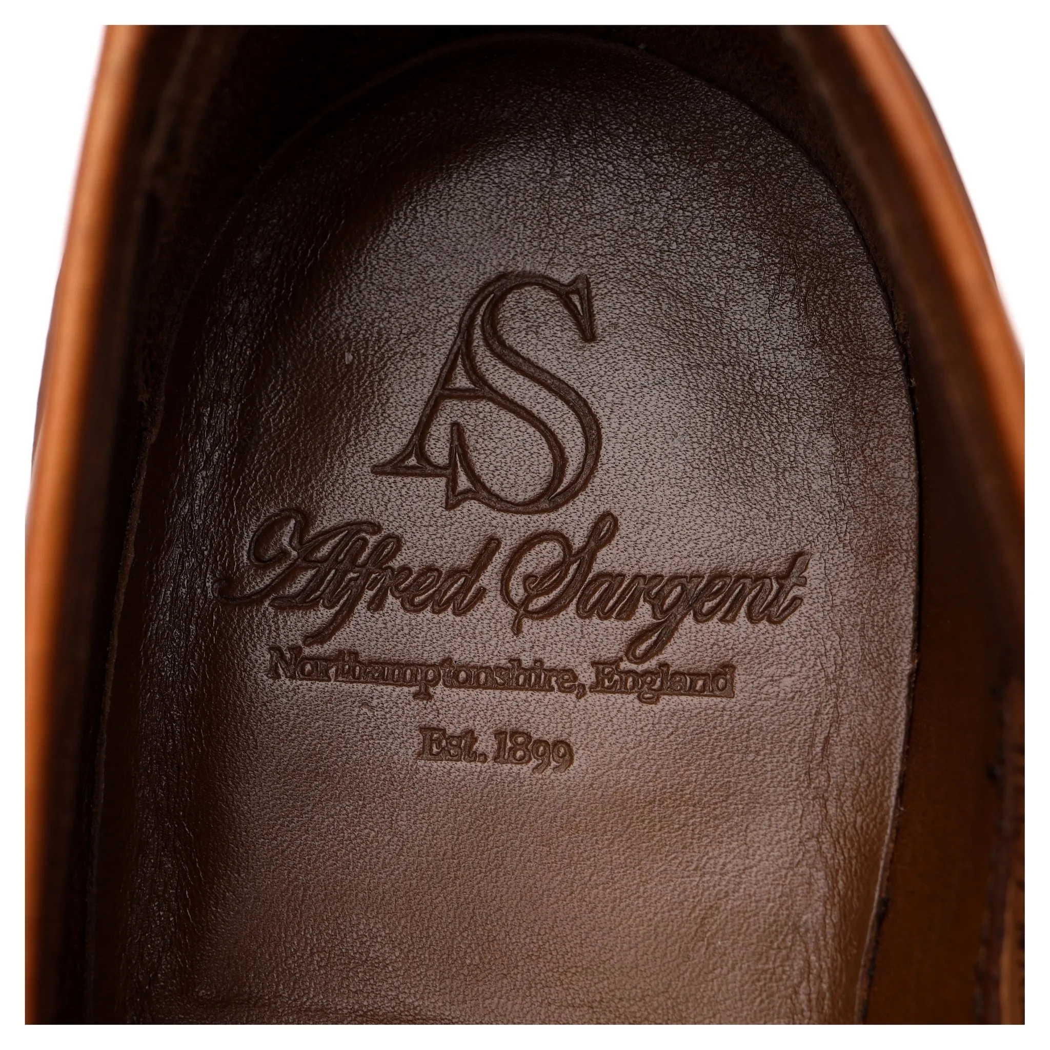 'Donald' Tan Brown Leather Loafers UK 9 E