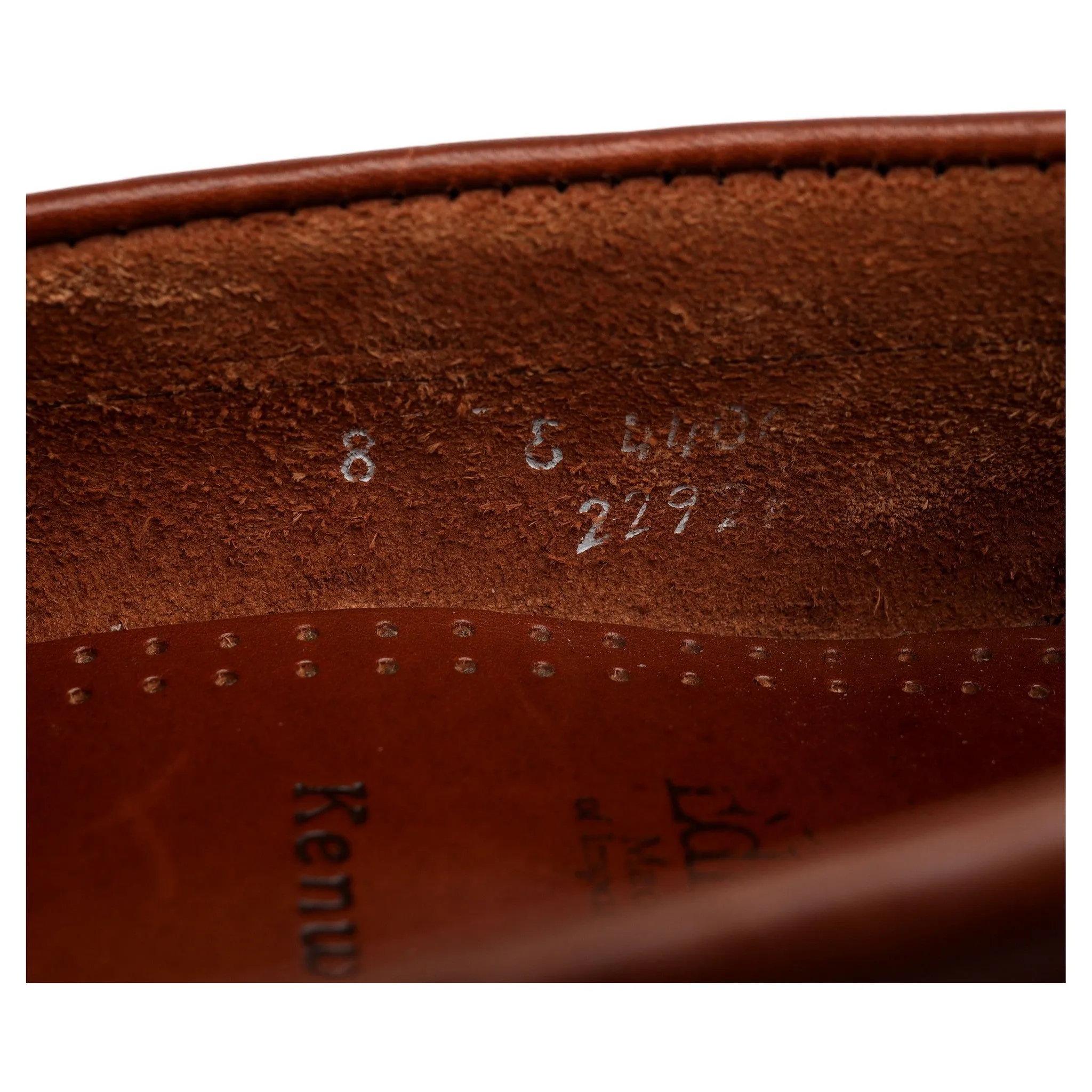 'Kenwood' Tan Brown Leather Loafers UK 7 US 8 E