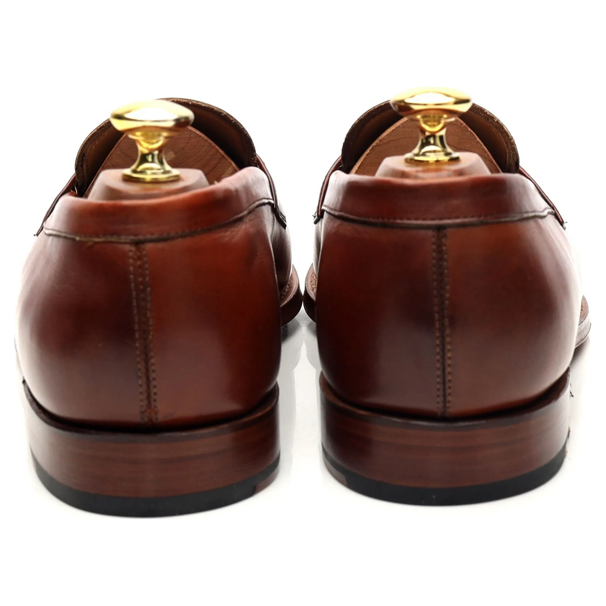 'Lloyd' Tan Brown Leather Loafer UK 8 E