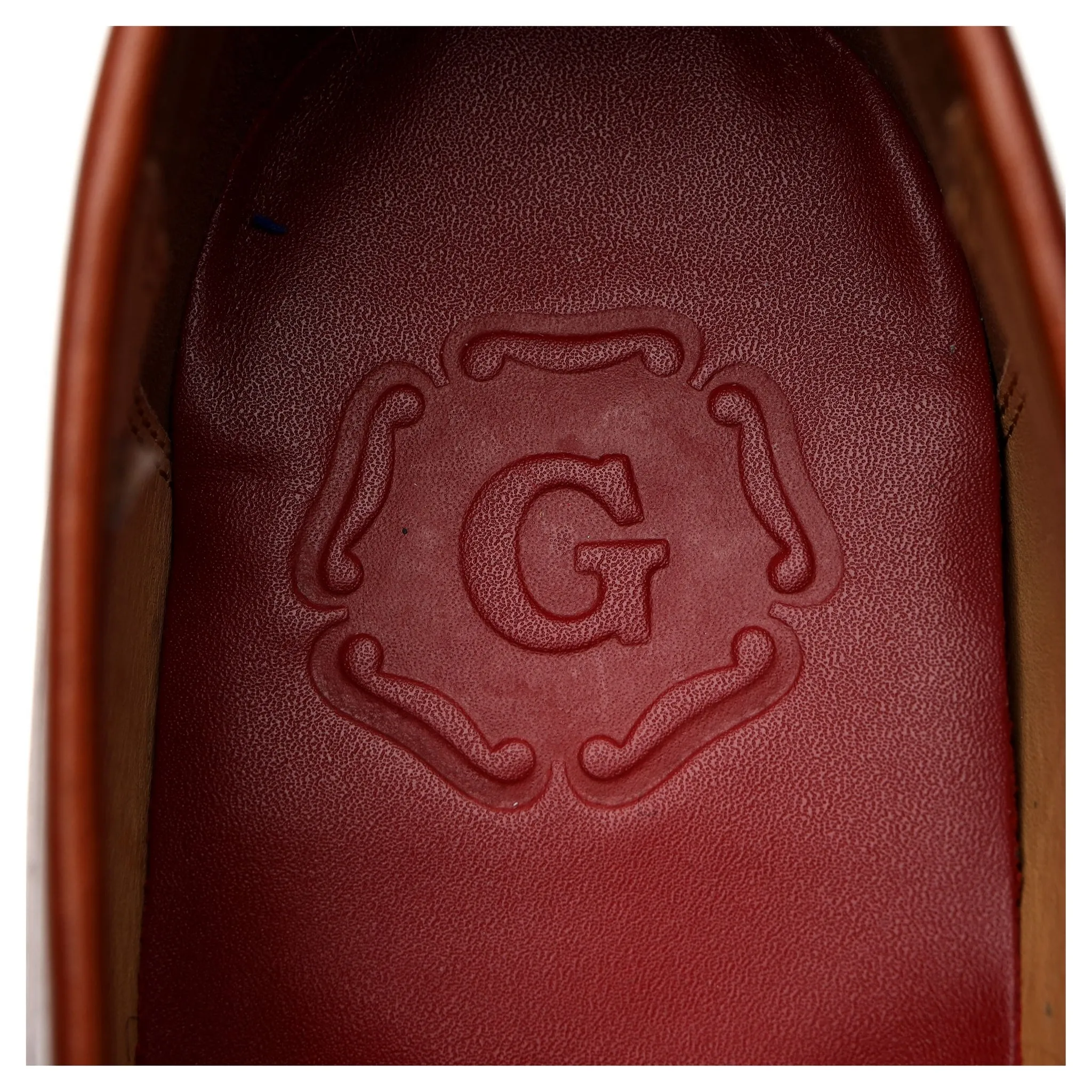 'Lloyd' Tan Brown Leather Loafer UK 8 E