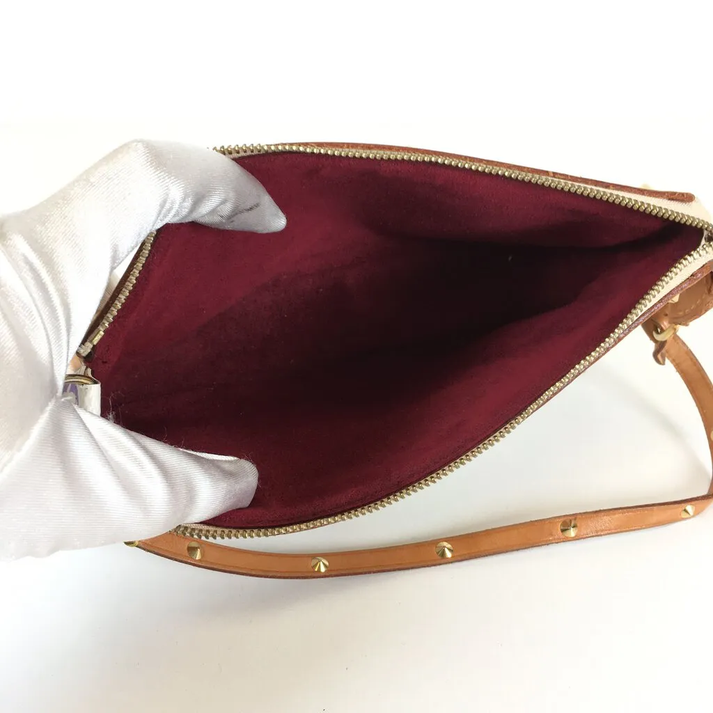 Louis Vuitton White Multicolor Pochette Accessories