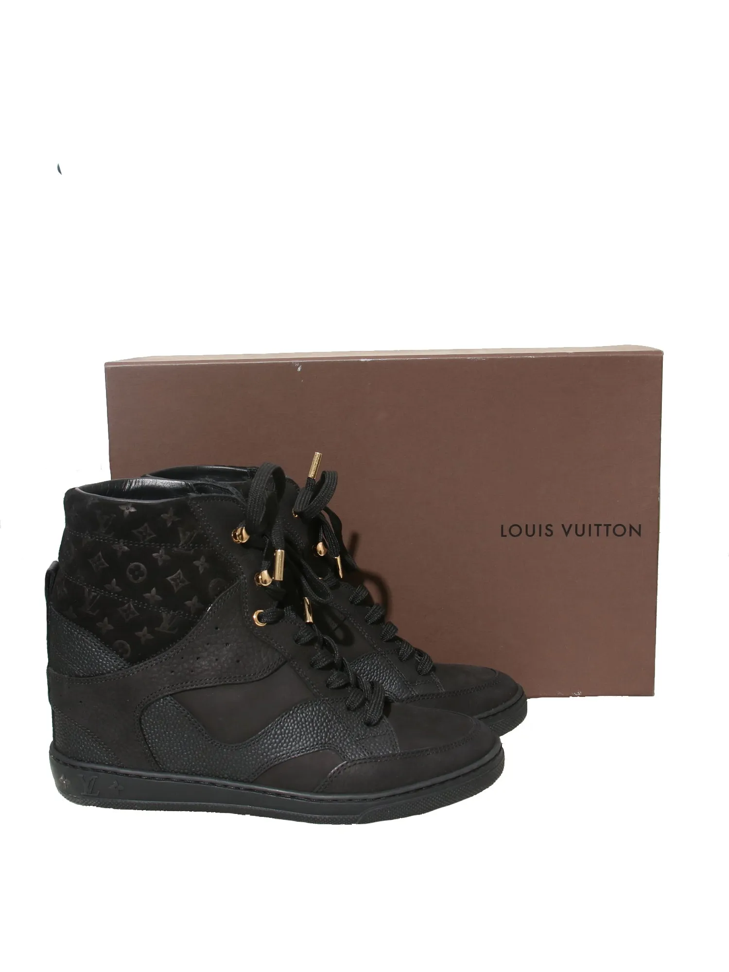 Monogram Wedge Sneakers