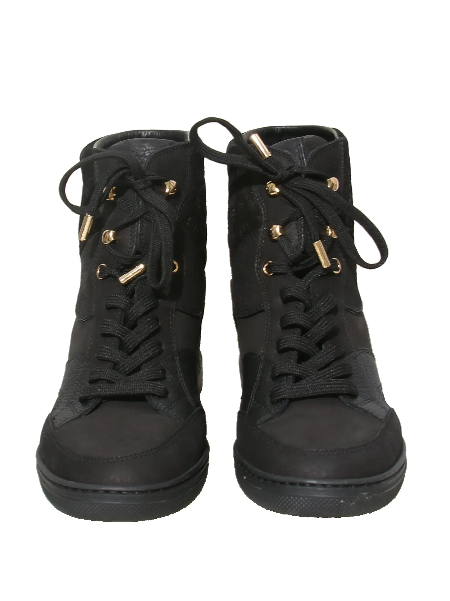 Monogram Wedge Sneakers