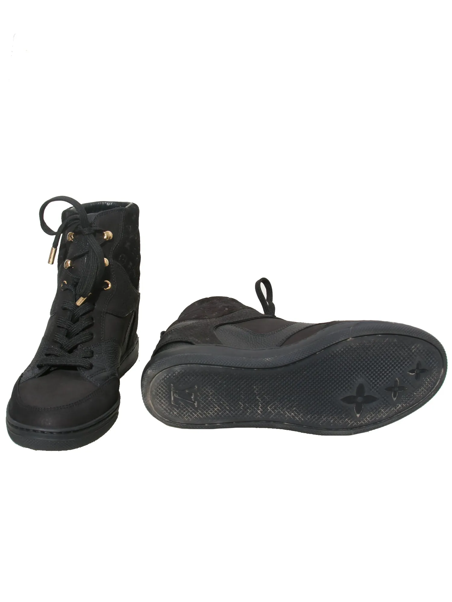 Monogram Wedge Sneakers