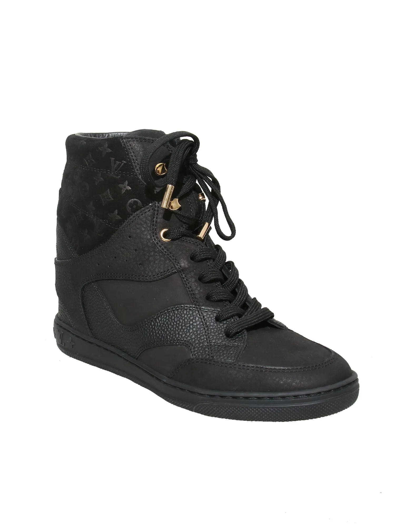 Monogram Wedge Sneakers