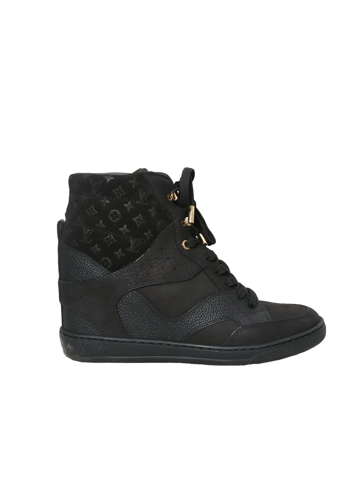 Monogram Wedge Sneakers