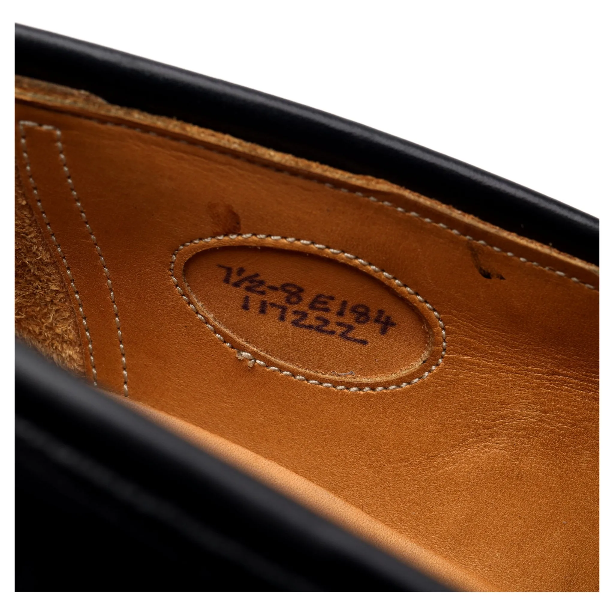 'Piccadilly' Black Leather Loafers UK 7.5 E