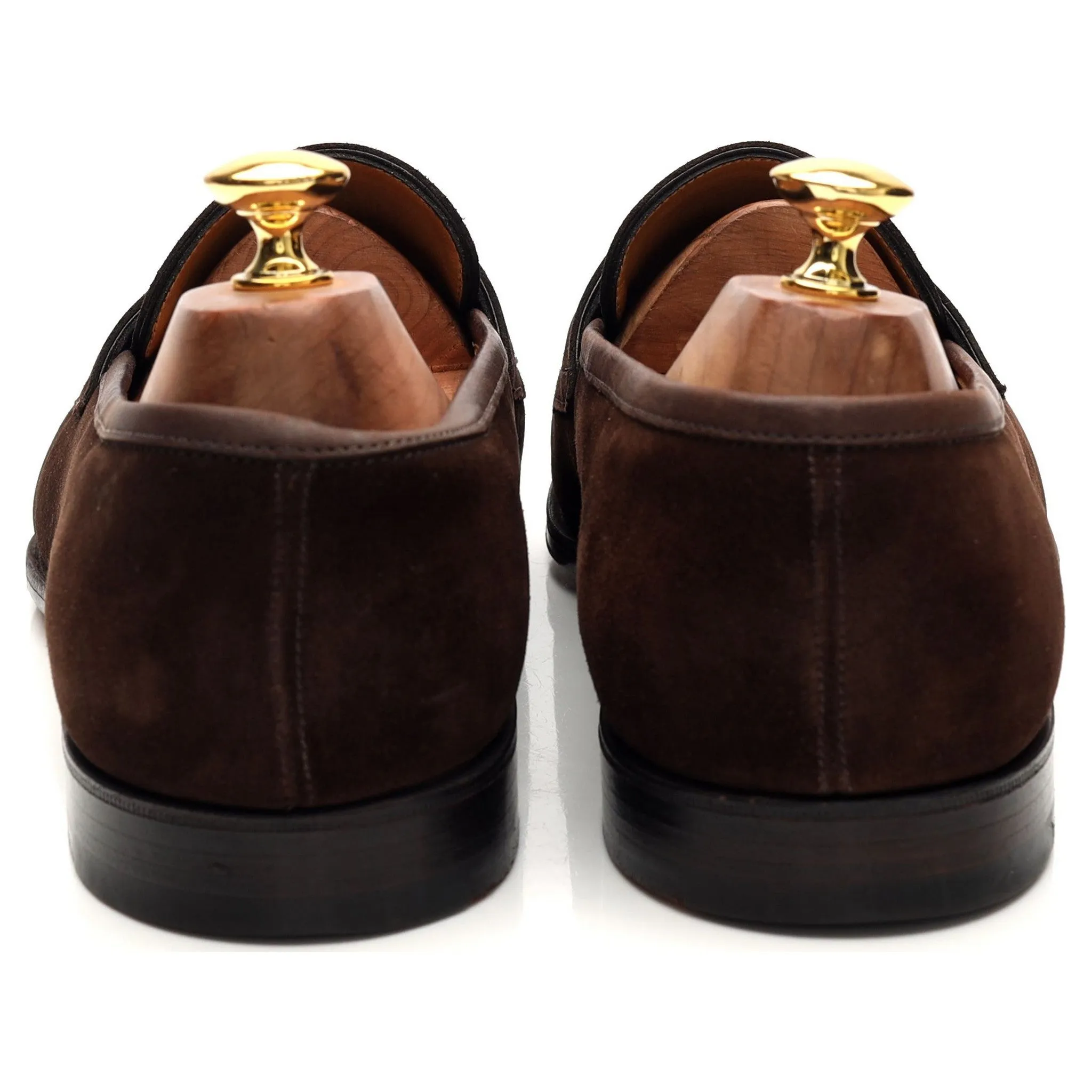 'Piccadilly' Brown Suede Loafers UK 10.5 E