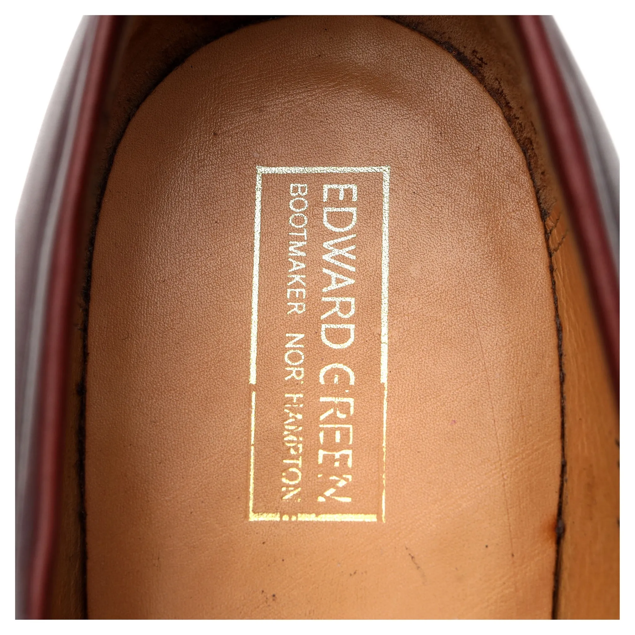 'Piccadilly' Burgundy Leather Loafers UK 9 D