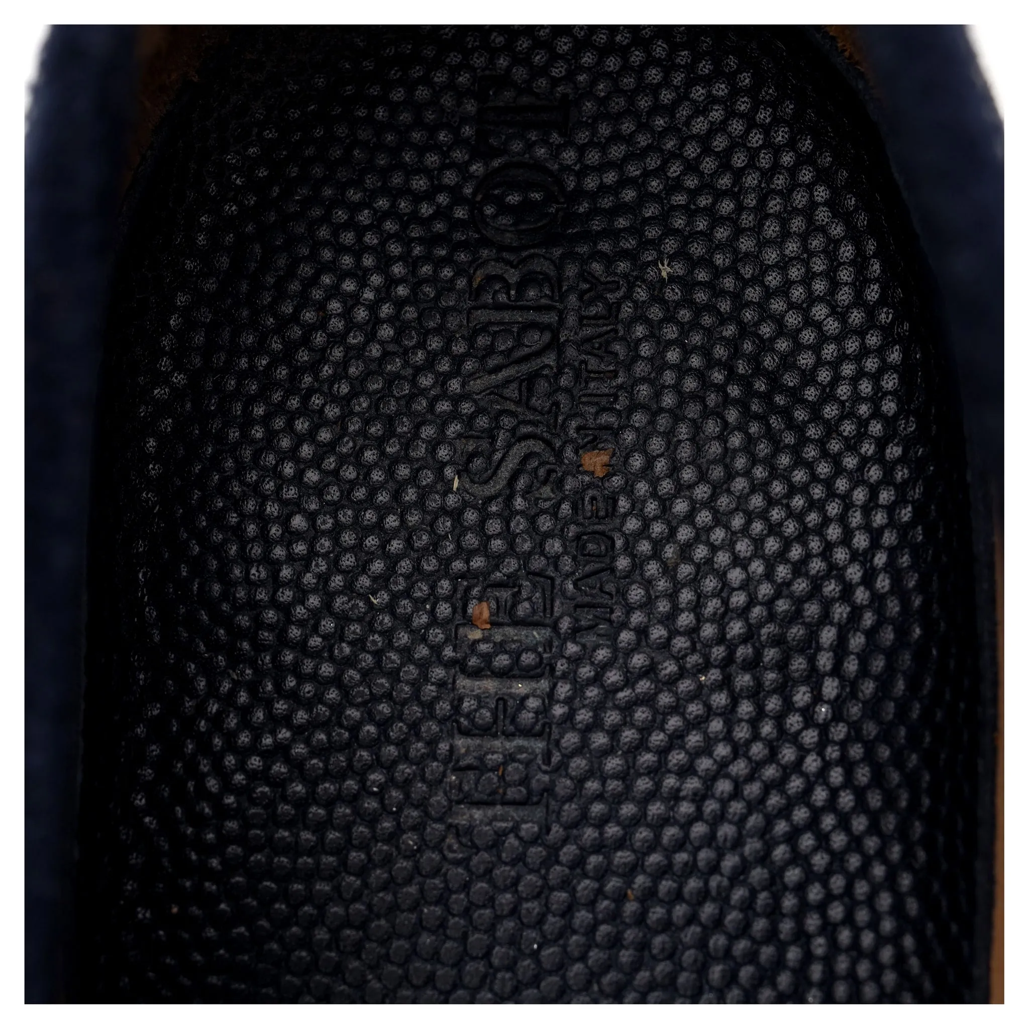 The Sabot Blue Grain Suede Loafers UK 8
