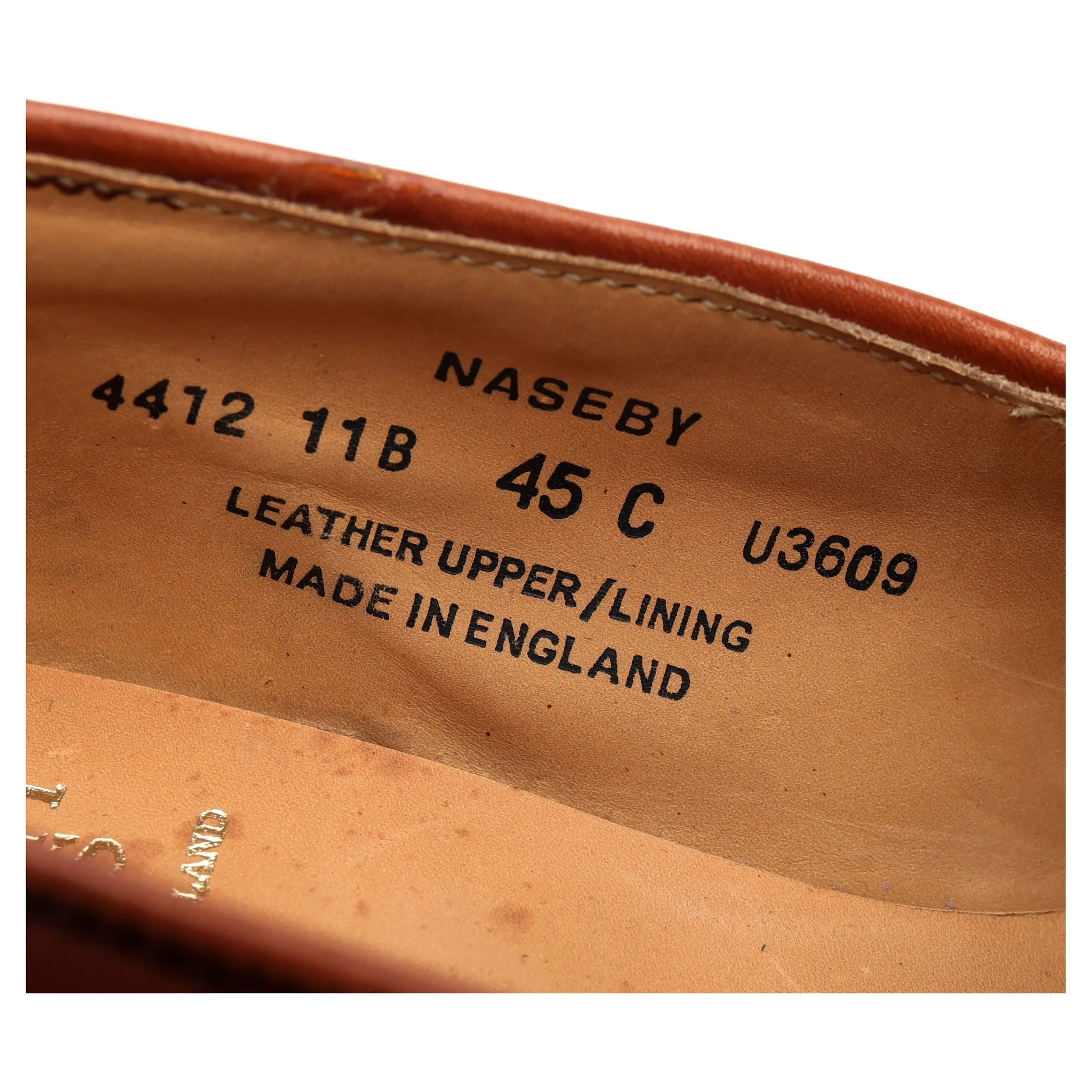 Women's 'Naseby' Tan Brown Leather Tassel Loafers UK 3 UK